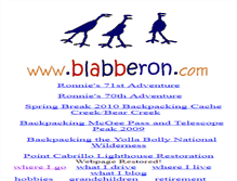 Tablet Screenshot of blabberon.com